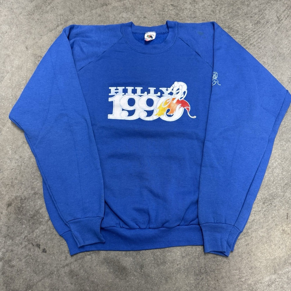 Vintage 1990 Hilly Hundred Sweatshirt Indiana Cycling Fruit of Loom USS XXL